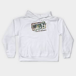 HIWEZ logo M80 Woodland Kids Hoodie